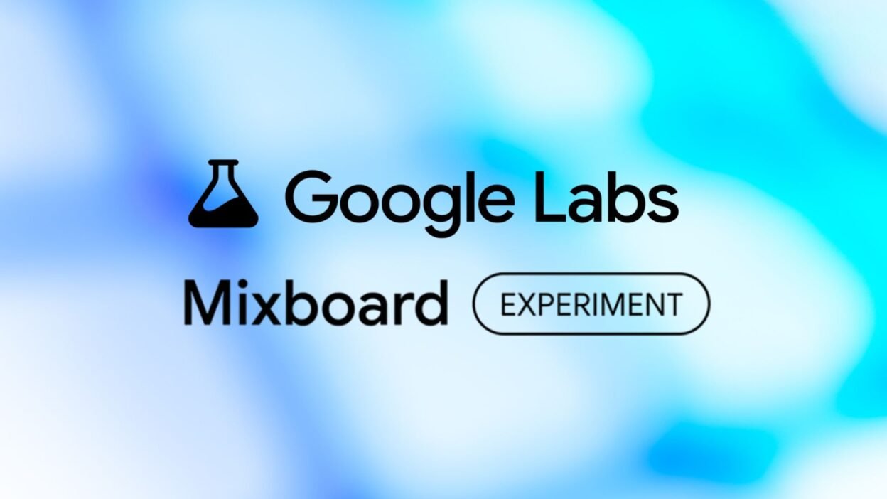 Screenshot of Google Mixboard interface