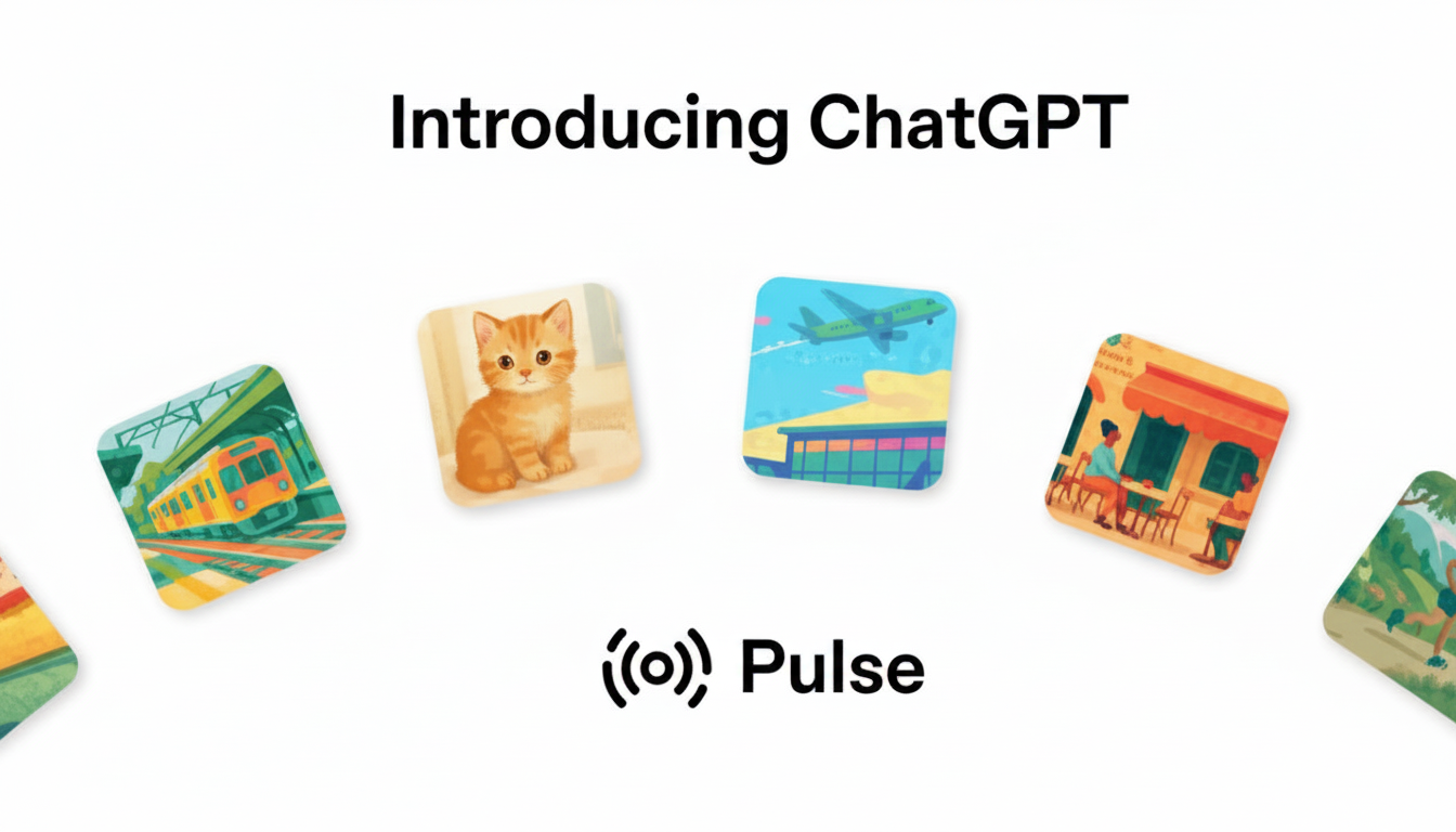 Screenshot of ChatGPT Pulse interface showing trending topics